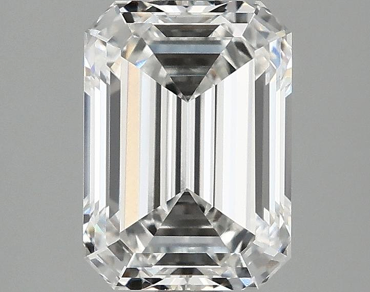 2.08 Carat Emerald Shaped Excellent Cut VVS2 IGI Certified Lab Grown Diamond