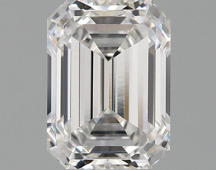 0.97 Carat Emerald Shaped Excellent Cut VVS2 IGI Certified Lab Grown Diamond