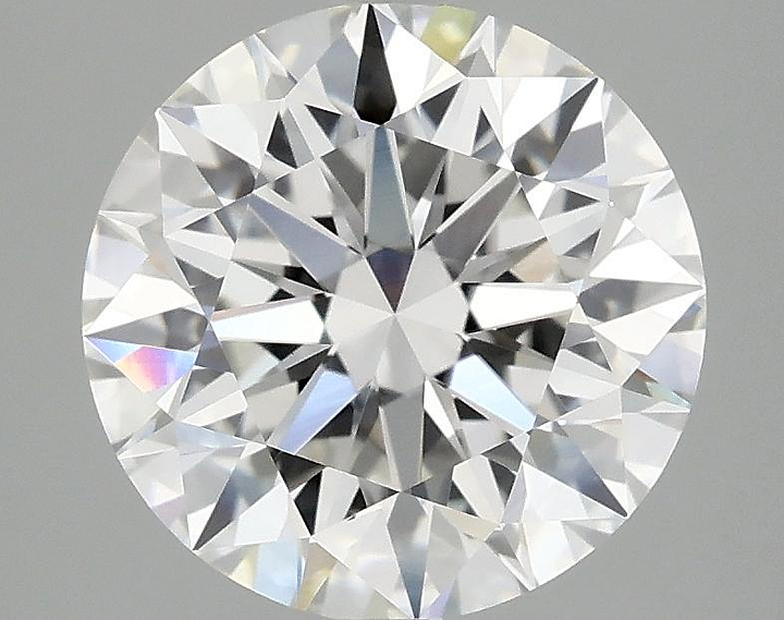 3.08 Carat Round Shaped Ideal Cut VVS2 IGI Certified Lab Grown Diamond