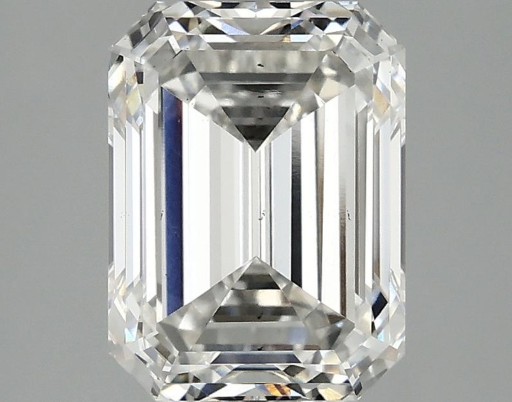 3.0 Carat Emerald Shaped Excellent Cut SI1 IGI Certified Lab Grown Diamond