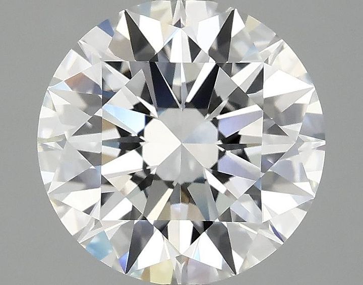 3.09 Carat Round Shaped Ideal Cut VVS2 IGI Certified Lab Grown Diamond