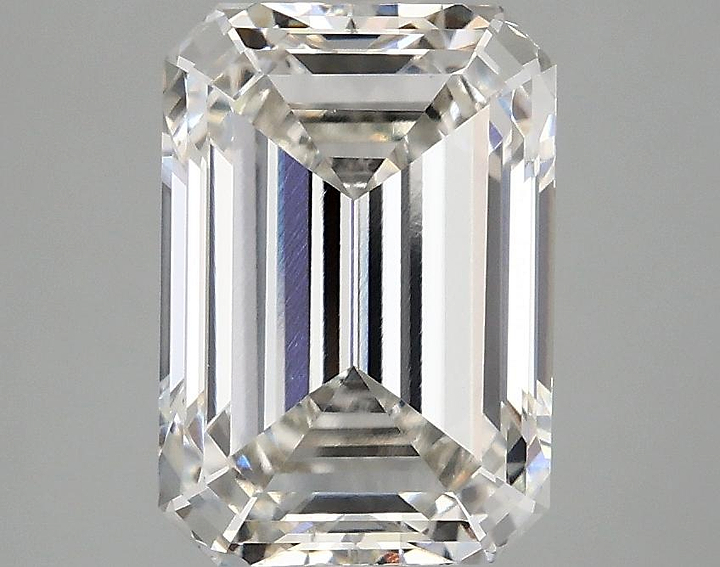 3.13 Carat Emerald Shaped Ideal Cut VVS2 IGI Certified Lab Grown Diamond