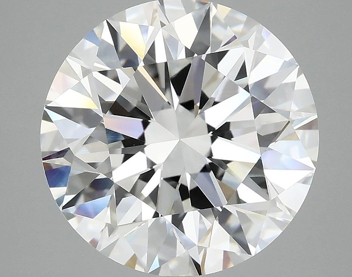 5.02 Carat Round Shaped Ideal Cut VVS2 IGI Certified Lab Grown Diamond