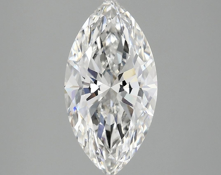2.1 Carat Marquise Shaped Ideal Cut VVS2 IGI Certified Lab Grown Diamond