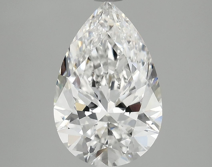 3.06 Carat Pear Shaped Excellent Cut VS1 IGI Certified Lab Grown Diamond