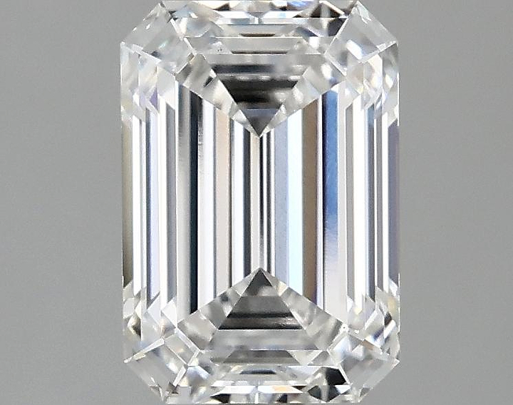 2.1 Carat Emerald Shaped Ideal Cut VS1 IGI Certified Lab Grown Diamond