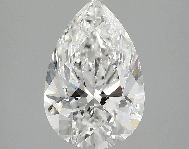 2.5 Carat Pear Shaped Excellent Cut VS2 IGI Certified Lab Grown Diamond