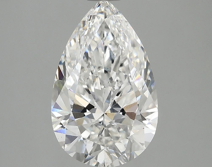 2.58 Carat Pear Shaped Ideal Cut VS1 IGI Certified Lab Grown Diamond