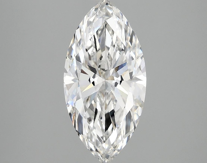 2.0 Carat Marquise Shaped Ideal Cut VVS2 IGI Certified Lab Grown Diamond