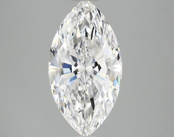 3.02 Carat Marquise Shaped Excellent Cut VVS2 IGI Certified Lab Grown Diamond