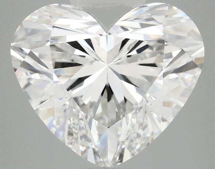 5.03 Carat Heart Shaped Ideal Cut VVS2 IGI Certified Lab Grown Diamond