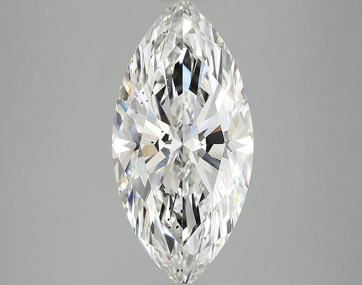 3.01 Carat Marquise Shaped Excellent Cut SI1 IGI Certified Lab Grown Diamond
