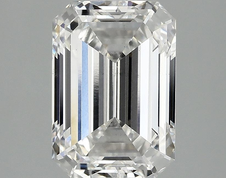 2.54 Carat Emerald Shaped Ideal Cut VS2 IGI Certified Lab Grown Diamond
