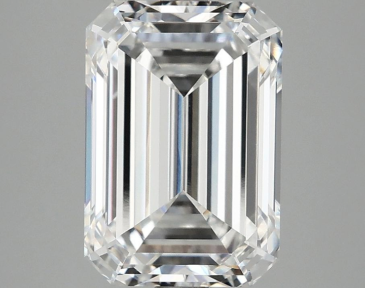 3.72 Carat Emerald Shaped Ideal Cut VS1 IGI Certified Lab Grown Diamond