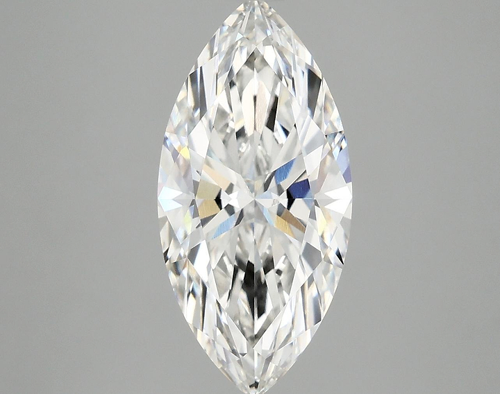 3.09 Carat Marquise Shaped Excellent Cut VVS2 IGI Certified Lab Grown Diamond
