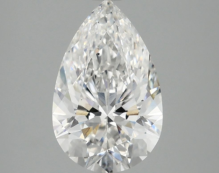 2.56 Carat Pear Shaped Ideal Cut VS2 IGI Certified Lab Grown Diamond