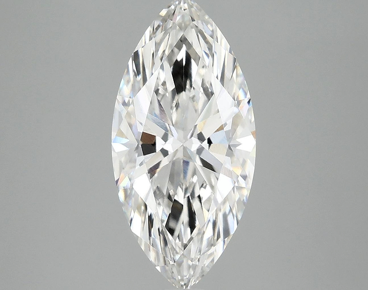 2.98 Carat Marquise Shaped Excellent Cut VVS2 IGI Certified Lab Grown Diamond