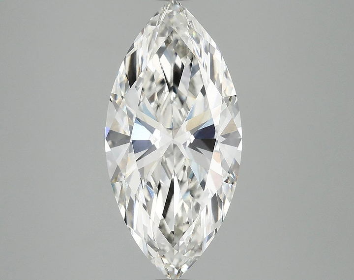 3.02 Carat Marquise Shaped Excellent Cut VVS2 IGI Certified Lab Grown Diamond