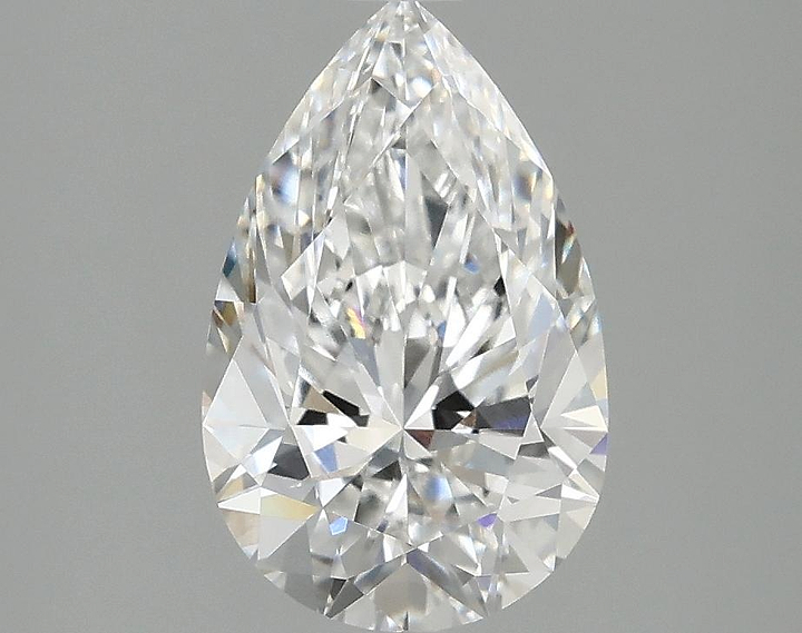 2.05 Carat Pear Shaped Ideal Cut VVS2 IGI Certified Lab Grown Diamond