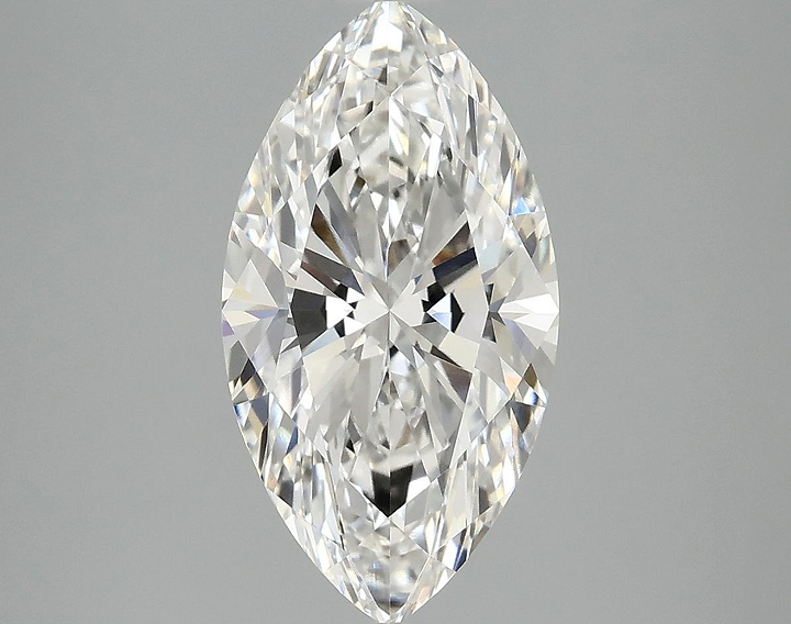 3.1 Carat Marquise Shaped Excellent Cut VVS2 IGI Certified Lab Grown Diamond