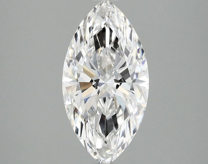 2.1 Carat Marquise Shaped Ideal Cut VVS2 IGI Certified Lab Grown Diamond