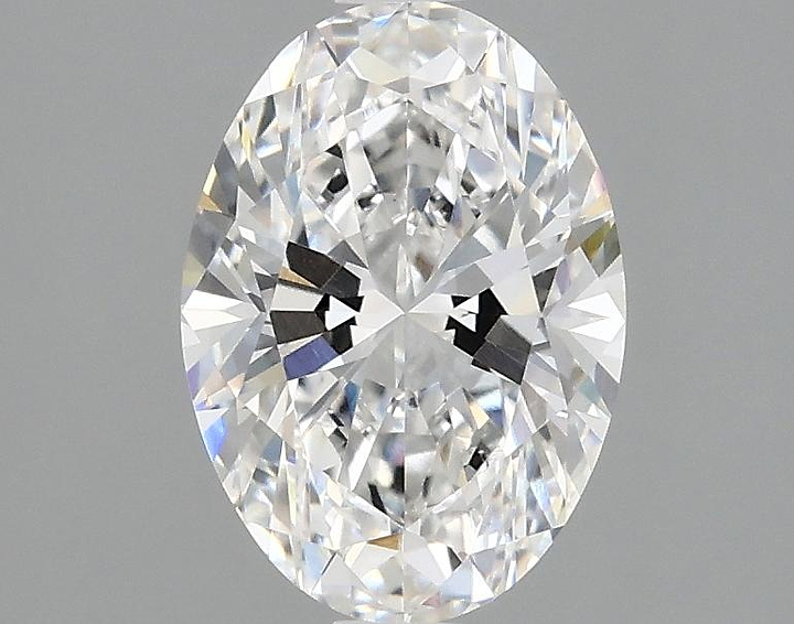 1.5 Carat Oval Shaped Ideal Cut VVS2 IGI Certified Lab Grown Diamond