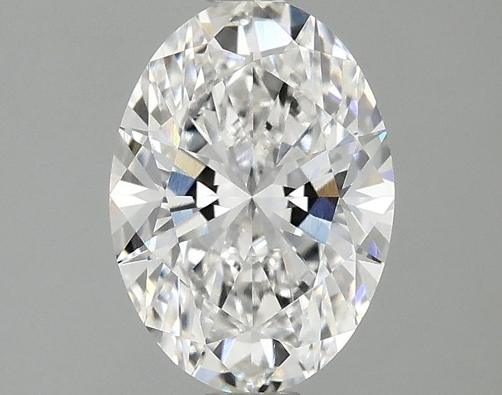1.59 Carat Oval Shaped Ideal Cut VVS2 IGI Certified Lab Grown Diamond