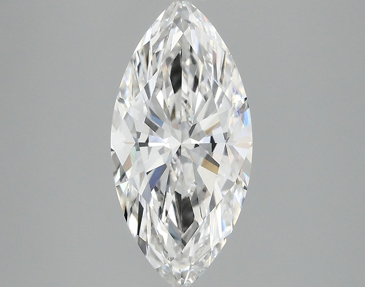 2.1 Carat Marquise Shaped Excellent Cut VS1 IGI Certified Lab Grown Diamond