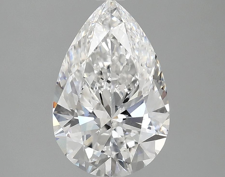 2.08 Carat Pear Shaped Excellent Cut VS1 IGI Certified Lab Grown Diamond