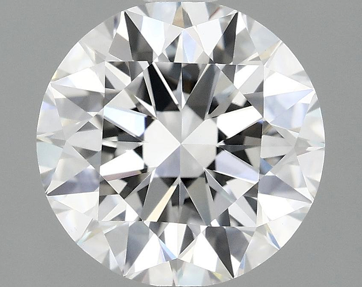 2.06 Carat Round Shaped Ideal Cut VVS2 IGI Certified Lab Grown Diamond