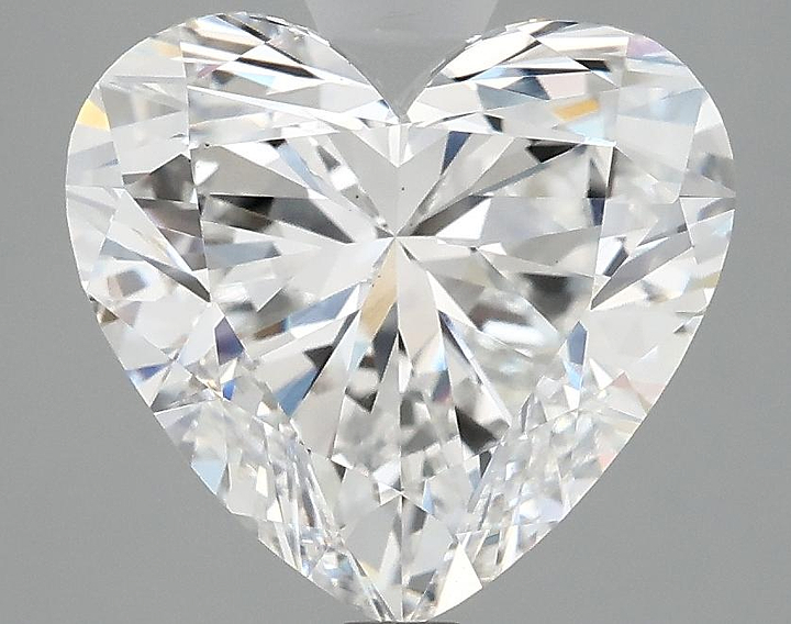 4.09 Carat Heart Shaped Ideal Cut VS1 IGI Certified Lab Grown Diamond