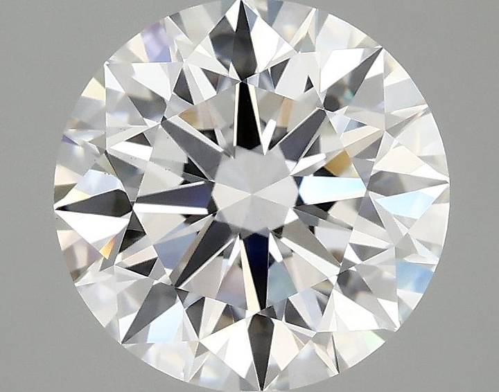 3.09 Carat Round Shaped Ideal Cut VS1 IGI Certified Lab Grown Diamond