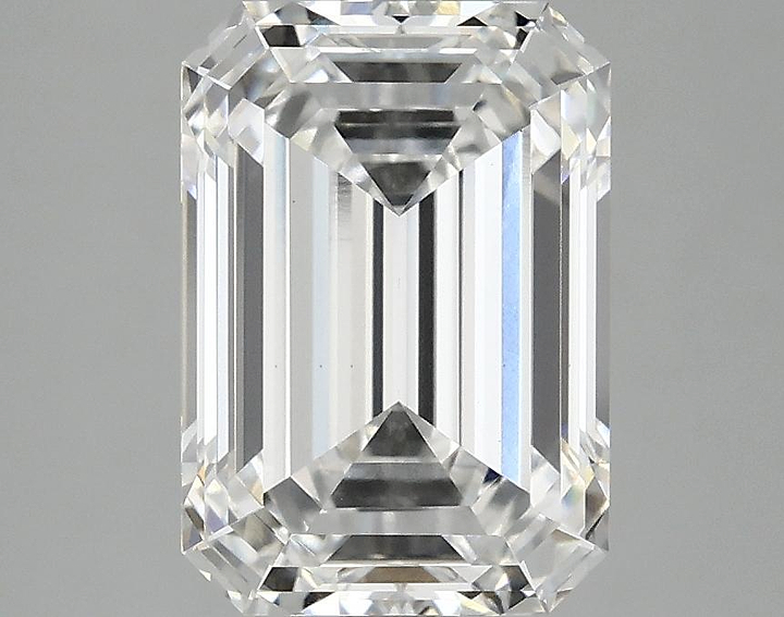 3.08 Carat Emerald Shaped Ideal Cut VS1 IGI Certified Lab Grown Diamond