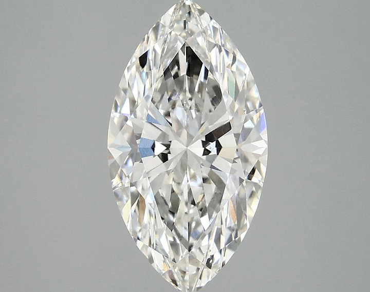 2.19 Carat Marquise Shaped Excellent Cut VVS2 IGI Certified Lab Grown Diamond