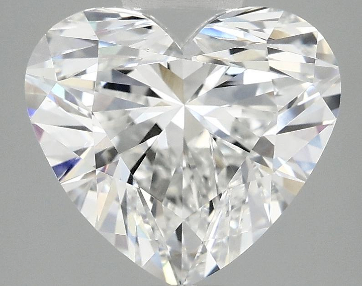 3.1 Carat Heart Shaped Ideal Cut VVS2 IGI Certified Lab Grown Diamond