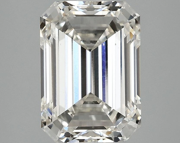 3.07 Carat Emerald Shaped Ideal Cut VS2 IGI Certified Lab Grown Diamond