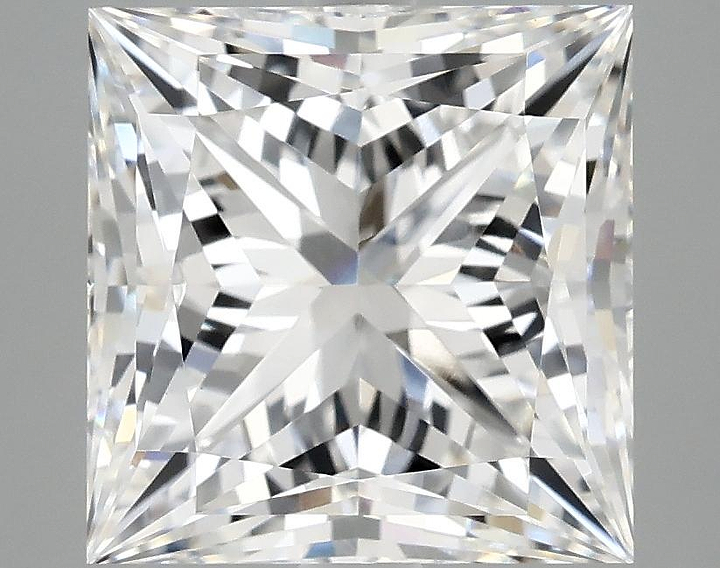 5.1 Carat Princess Shaped Ideal Cut VVS2 IGI Certified Lab Grown Diamond