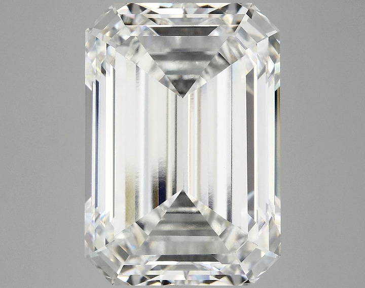 10.25 Carat Emerald Shaped Ideal Cut VVS2 IGI Certified Lab Grown Diamond