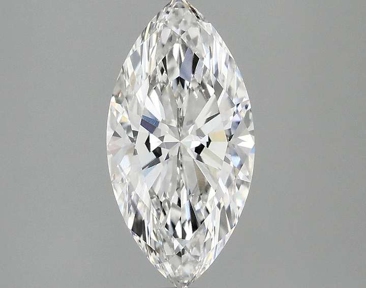 2.1 Carat Marquise Shaped Ideal Cut VVS2 IGI Certified Lab Grown Diamond