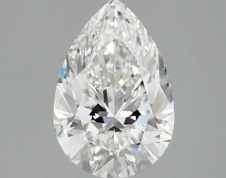 1.58 Carat Pear Shaped Excellent Cut VVS2 IGI Certified Lab Grown Diamond