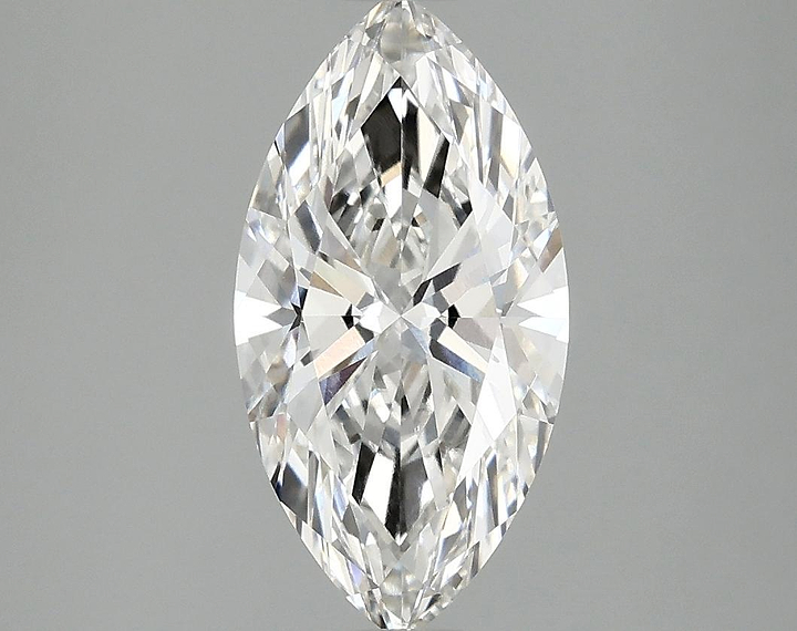 1.97 Carat Marquise Shaped Ideal Cut VVS2 IGI Certified Lab Grown Diamond