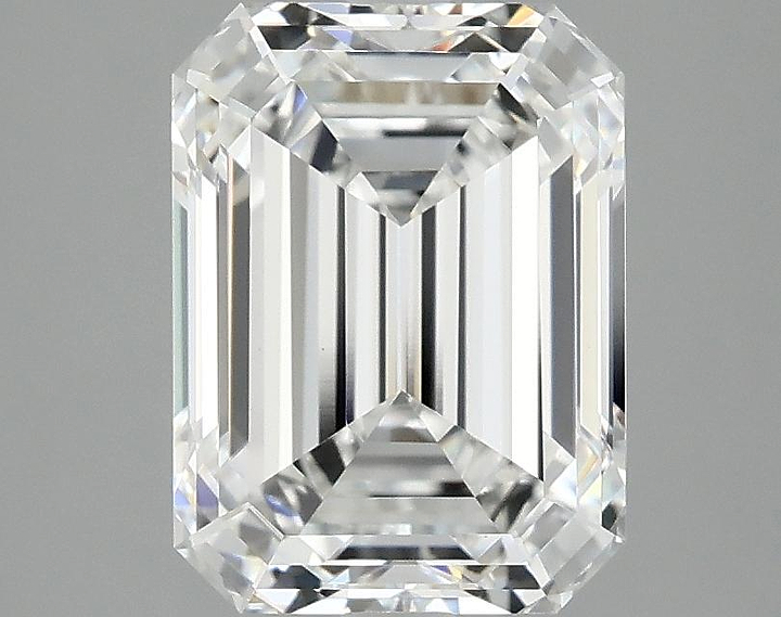 3.02 Carat Emerald Shaped Excellent Cut VS1 IGI Certified Lab Grown Diamond