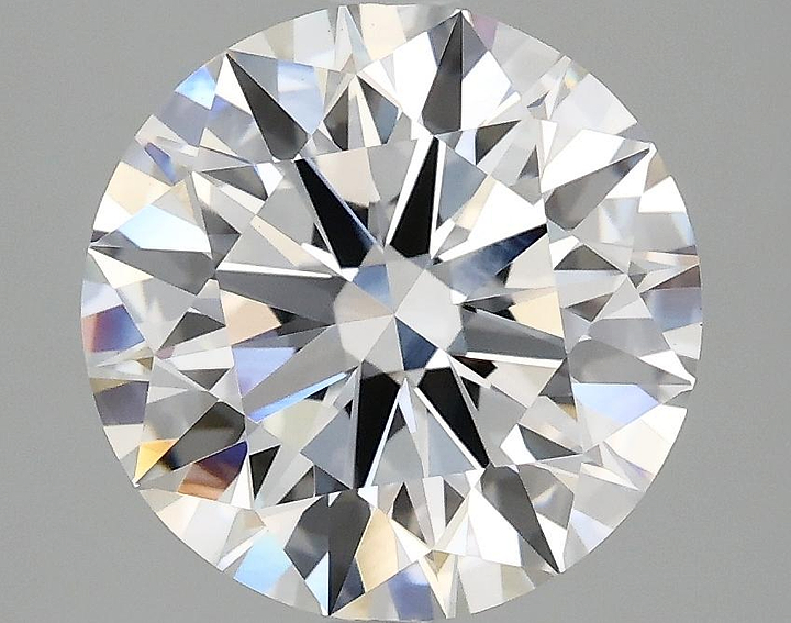 3.08 Carat Round Shaped Ideal Cut VVS2 IGI Certified Lab Grown Diamond