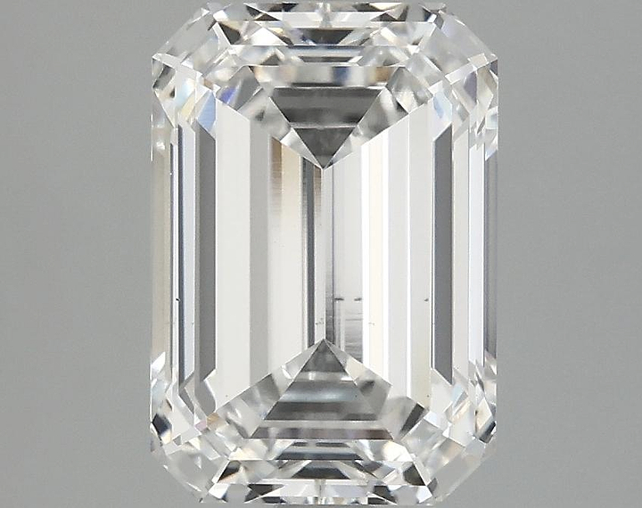 3.02 Carat Emerald Shaped Ideal Cut VS2 IGI Certified Lab Grown Diamond