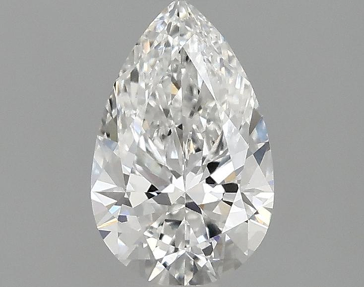 0.98 Carat Pear Shaped Ideal Cut VVS2 IGI Certified Lab Grown Diamond
