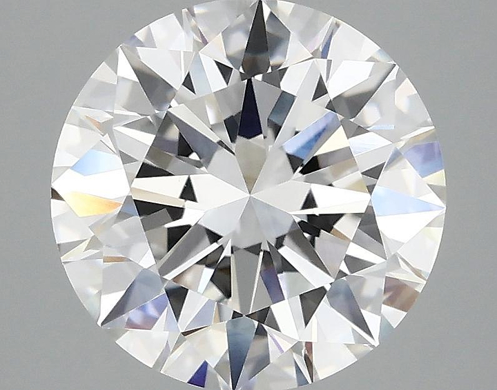 3.06 Carat Round Shaped Ideal Cut VVS2 IGI Certified Lab Grown Diamond