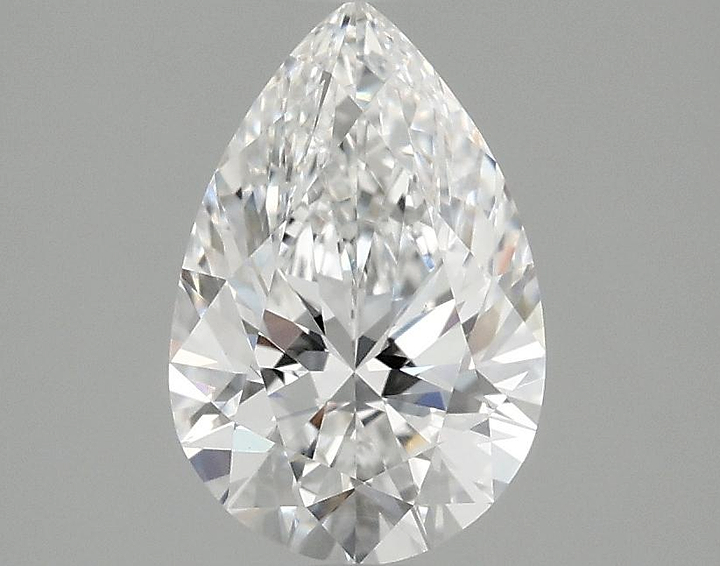 1.53 Carat Pear Shaped Excellent Cut VVS2 IGI Certified Lab Grown Diamond