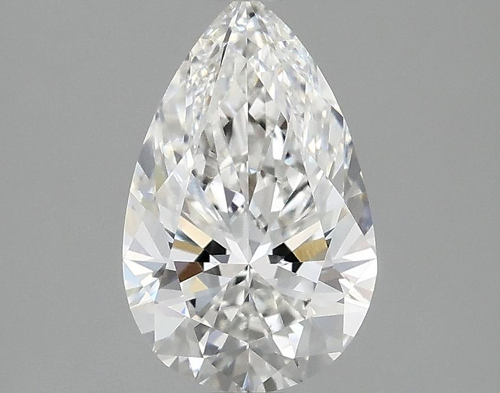 1.59 Carat Pear Shaped Ideal Cut VVS2 IGI Certified Lab Grown Diamond