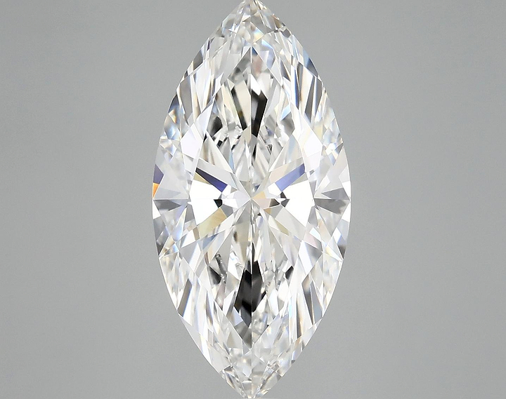 4.03 Carat Marquise Shaped Excellent Cut VVS2 IGI Certified Lab Grown Diamond