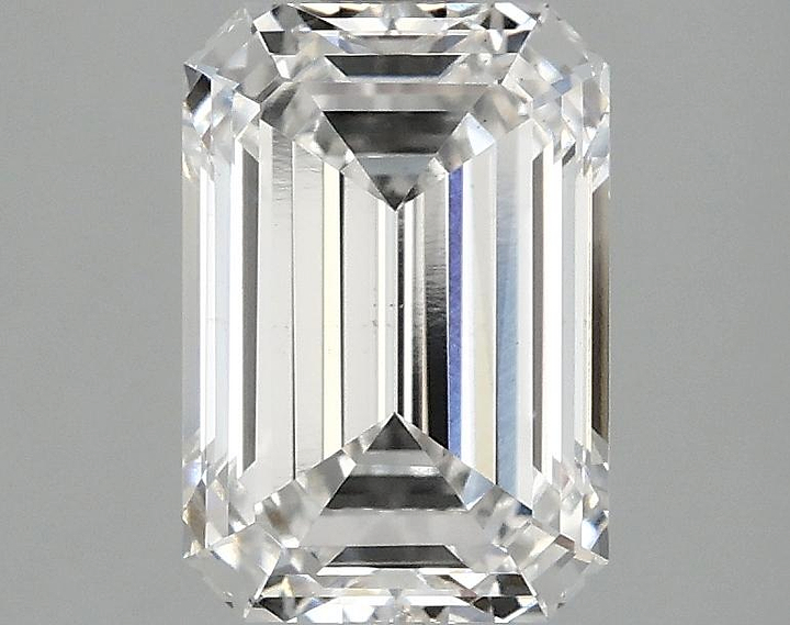 2.09 Carat Emerald Shaped Ideal Cut VS2 IGI Certified Lab Grown Diamond